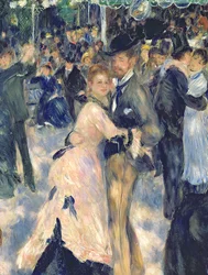 Bal au Moulin de la Galette, 1876 (détail)